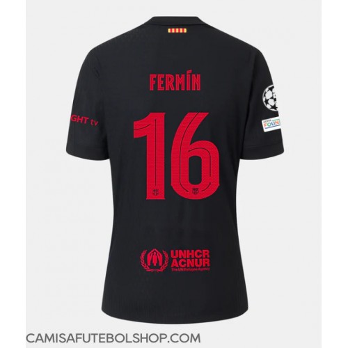 Camisa de time de futebol Barcelona Fermin Lopez #16 Replicas 2º Equipamento 2024-25 Manga Curta